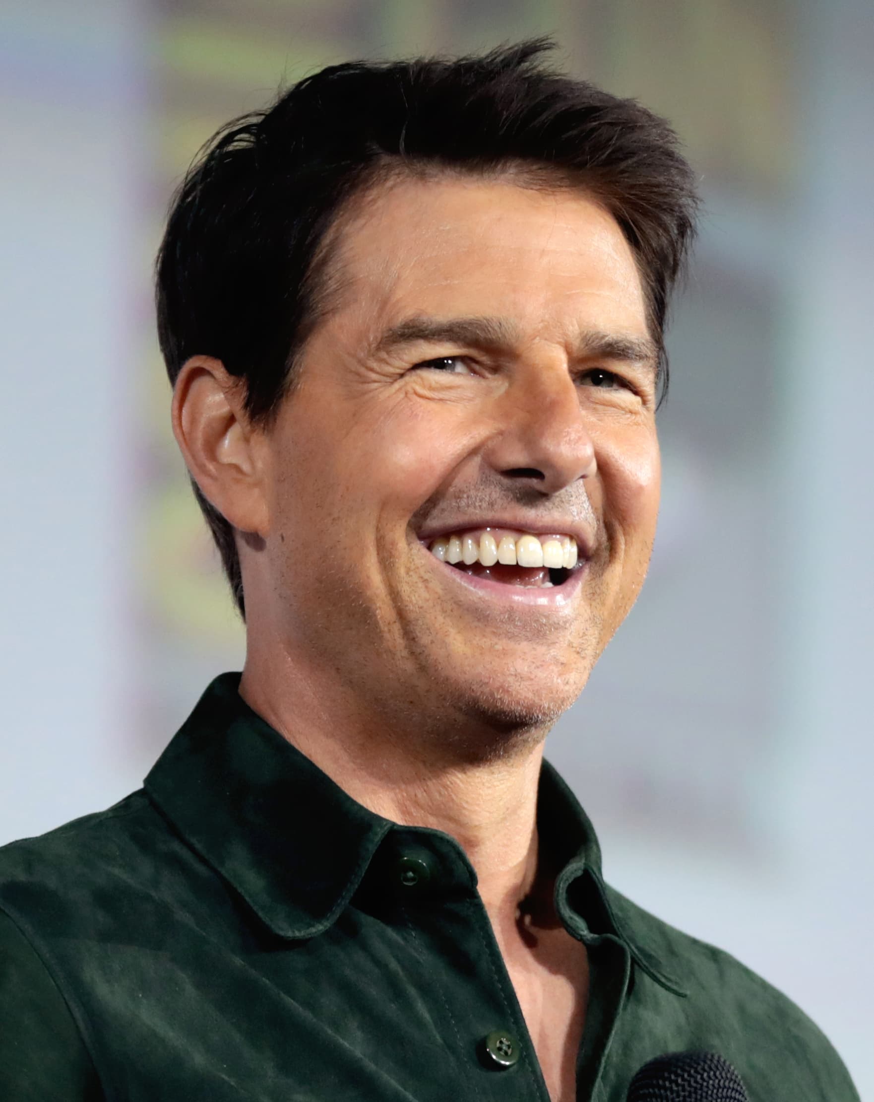 Tom Cruise smiling at international film event